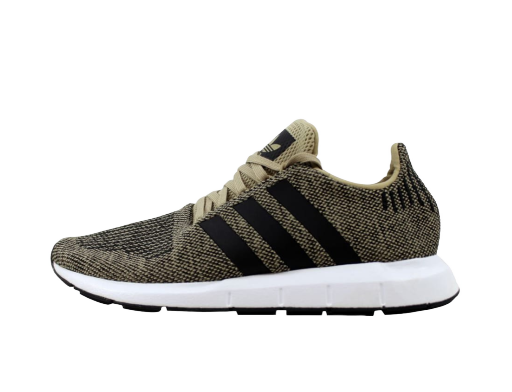 Кецове и обувки adidas Originals Swift Run Raw Gold/Black-White Черно | CQ2117
