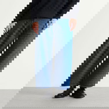 Дънки Studio Nicholson Studio Nicholson x Beams Plus Holly Wide Leg Denim Jeans Синьо | BPSN2101-70, 2