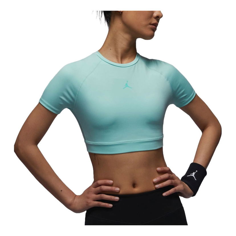 Съкратен топ Jordan Sport Bodycon Performance Crop Top Тюркоазено | FV6928-368