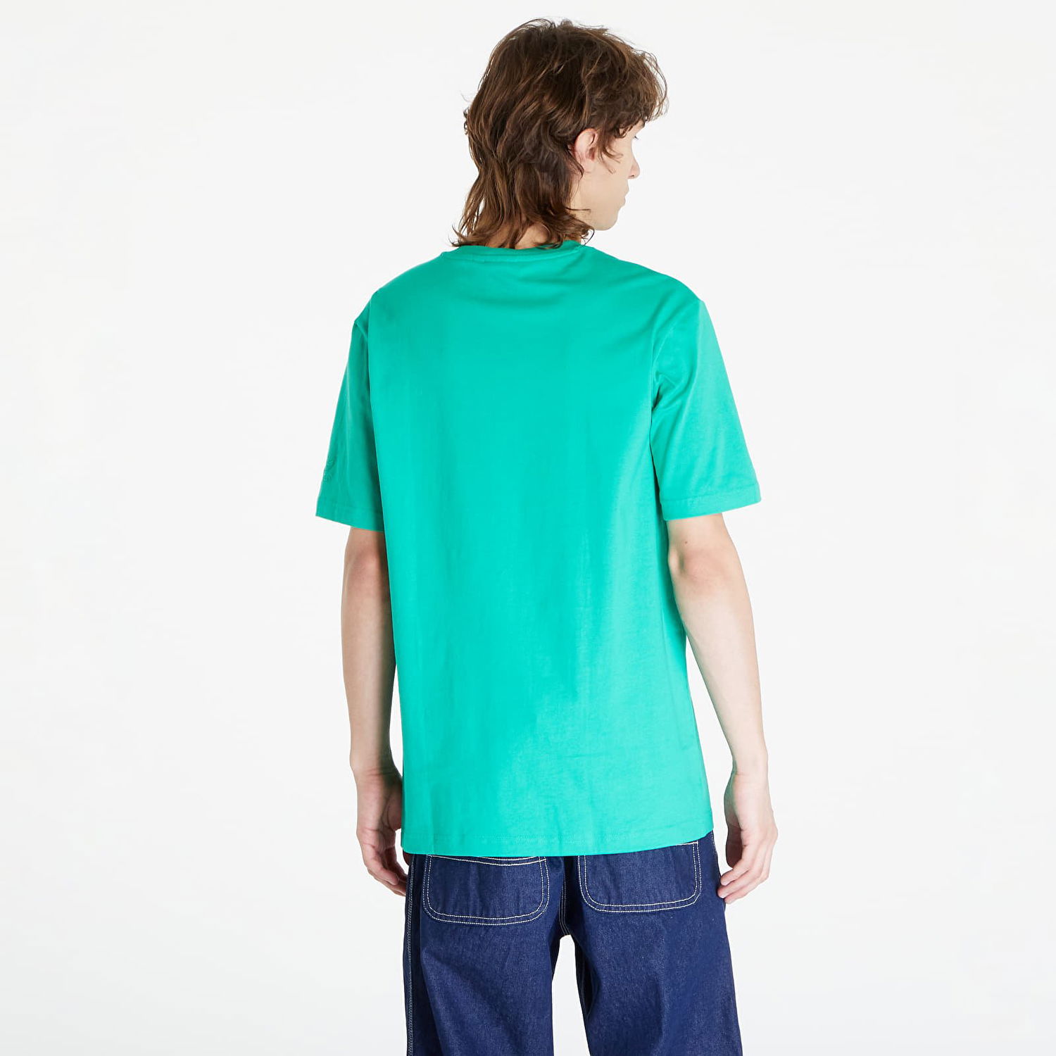 Съкратен топ adidas Originals TS Short Sleeve T-Shirt Тюркоазено | IS0232, 1