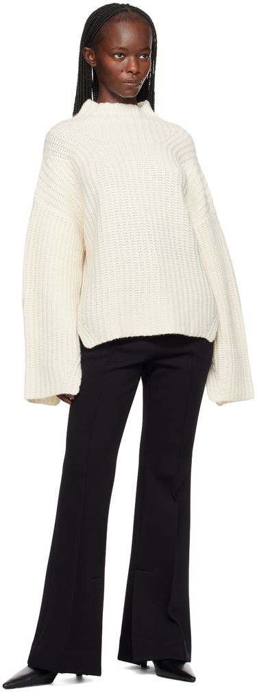 Пуловер Loulou de Saison Loulou de Saison Bera Turtleneck Sweater Бяло | BERA, 3