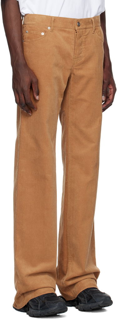 Панталони We11done We11done Low-Rise Corduroy Trousers Кафяво | WD-PT3-22-232-M-CM, 1