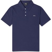 Поло тениска A.P.C. Carter Logo Polo Tee Тъмно синьо | COGWZ-H26342-IAK, 1