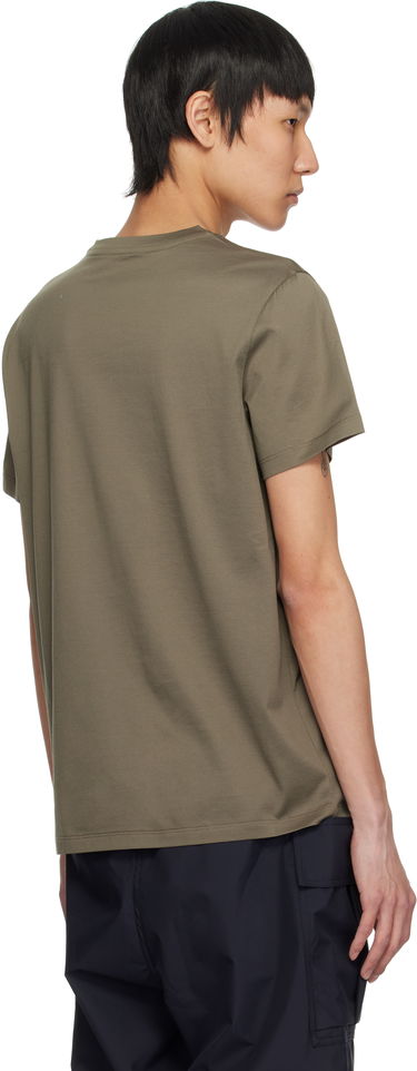 Тениска Moncler Moncler Double Logo Patch Cotton T-Shirt Зелено | K10918C000768390Y, 2