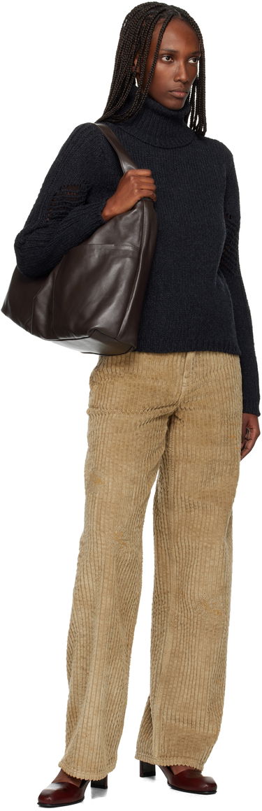 Пуловер OUR LEGACY Cage Rollneck Turtleneck Черно | W4253CCL, 3