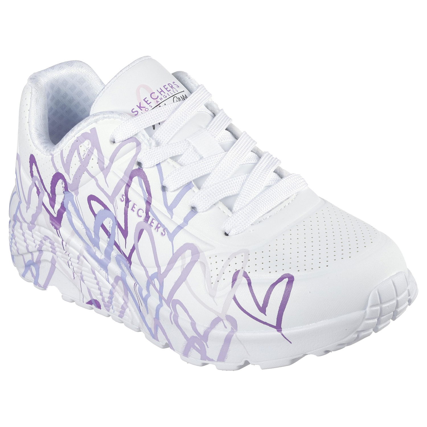 Кецове и обувки Skechers Uno Lite Spread Бяло | 314064L-WLPR, 1
