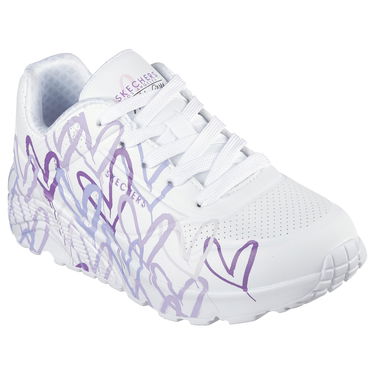 Кецове и обувки Skechers Uno Lite Spread Бяло | 314064L-WLPR, 1