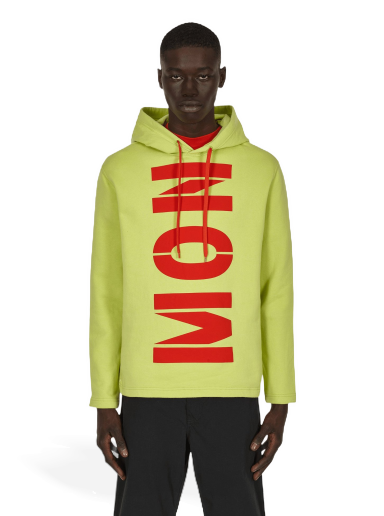 Суитчър Moncler Craig Green Printed Hooded Sweatshirt Жълто | H109H8G00001 112