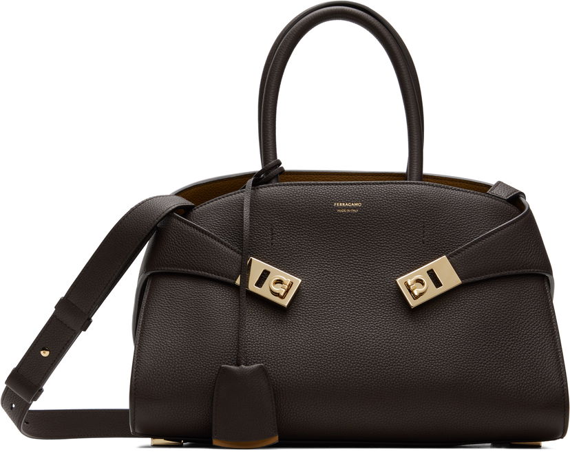 Голяма пазарска чанта FERRAGAMO Small Tote Bag Кафяво | 777524