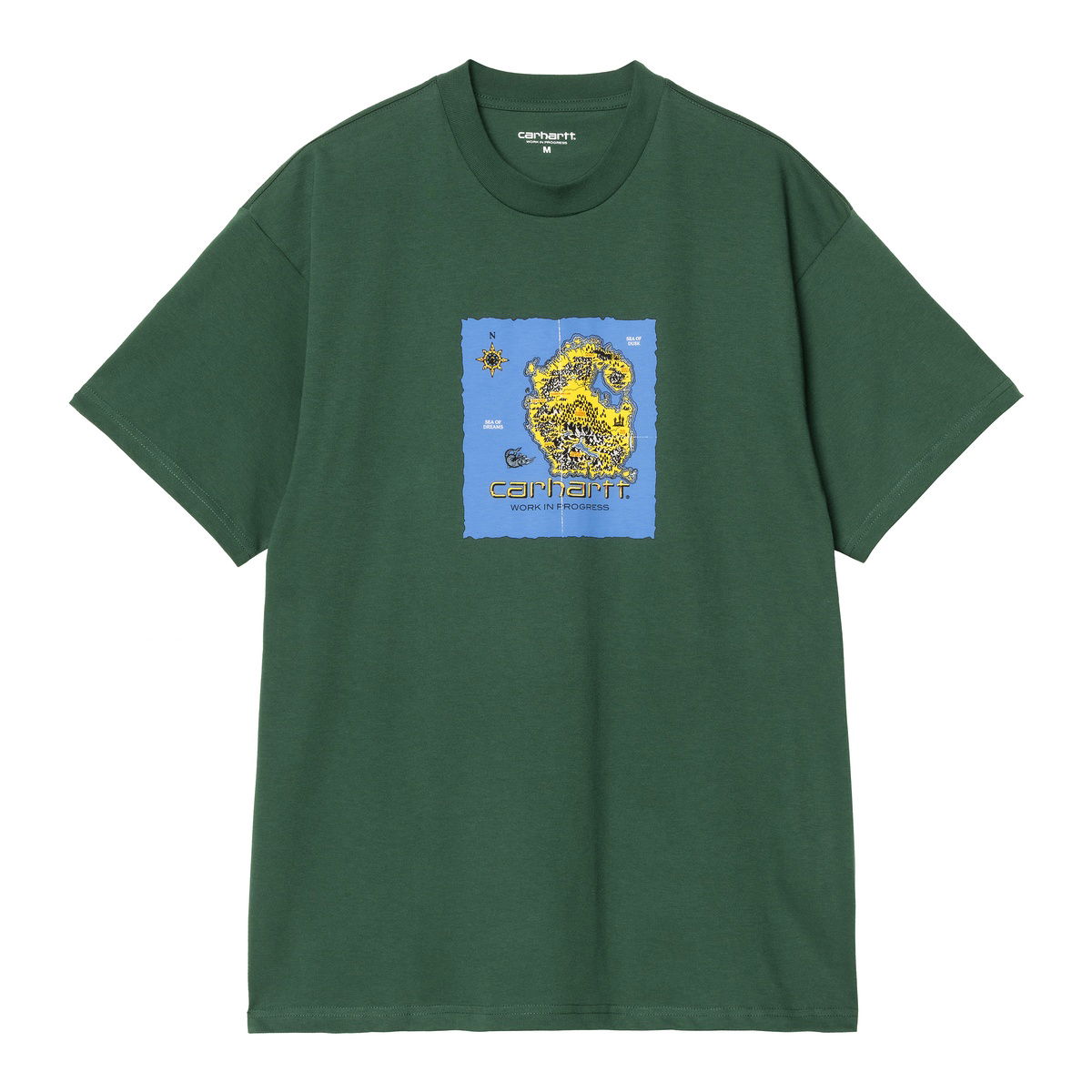 Тениска Carhartt WIP Carhartt WIP Old World Graphic T-Shirt Зелено | I034777_24, 0