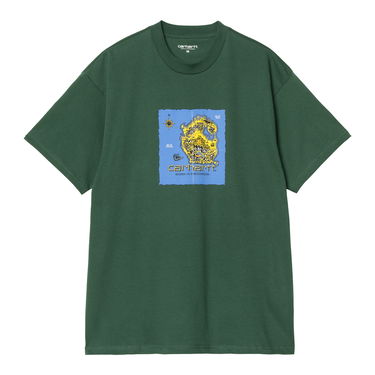 Тениска Carhartt WIP Carhartt WIP Old World Graphic T-Shirt Зелено | I034777_24, 0