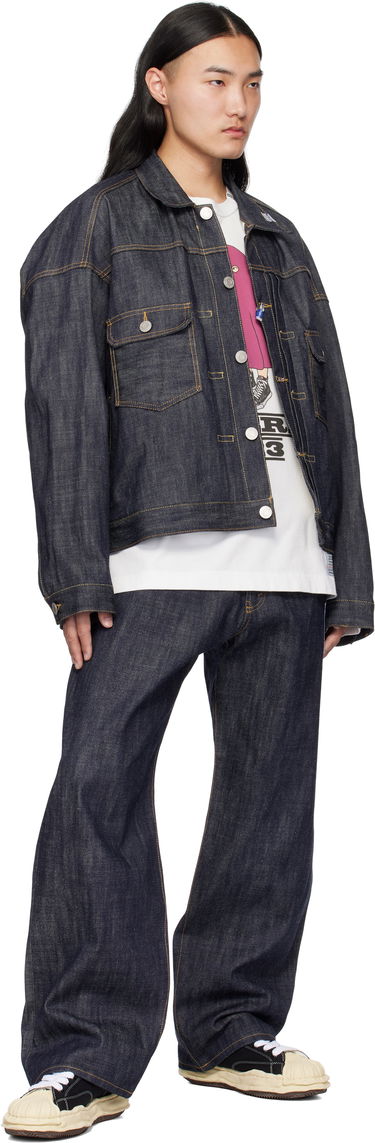 Панталони Maison MIHARA YASUHIRO Maison MIHARA YASUHIRO Selvage Denim Baggy Pants Синьо | I13PT023, 3