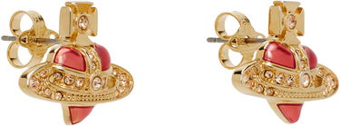 Обеци Vivienne Westwood Vivienne Westwood New Diamante Heart Earrings Червено | 6201033K-02R856-, 1