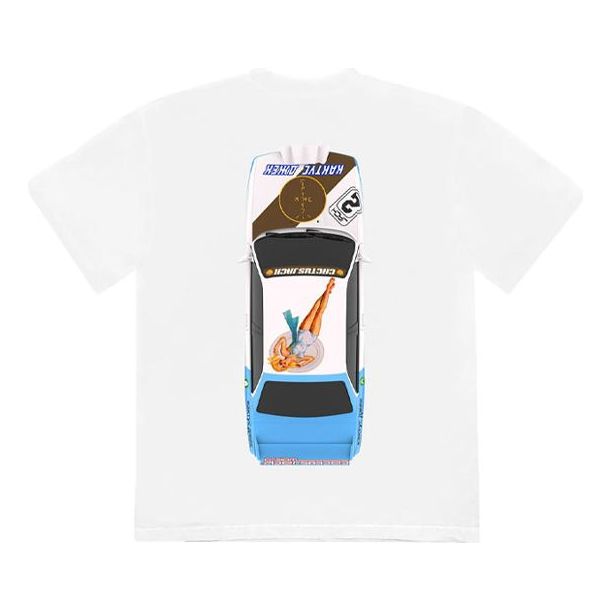 Тениска Cactus Jack by Travis Scott Travis Scott JACKBOYS Vehicle Graphic T-Shirt Бяло | TC-290, 0