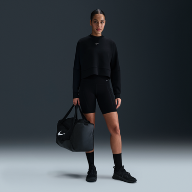 Пуловер Nike Prima Dri-FIT Loose Fit Cropped Crew Sweatshirt Черно | HJ1186-010, 2