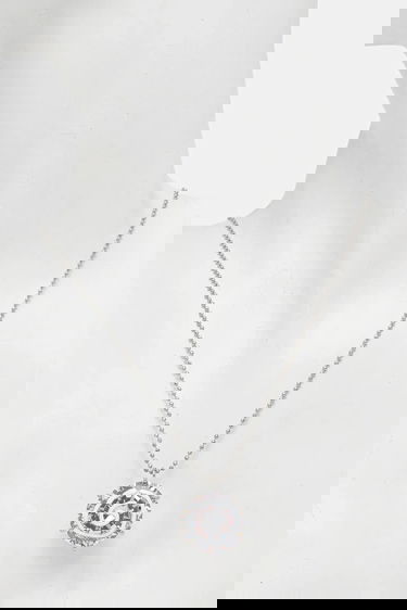 Колие Maison Margiela Crystal Pendant Ball Chain Necklace Металик | SM7UU0080.P8372.971, 2