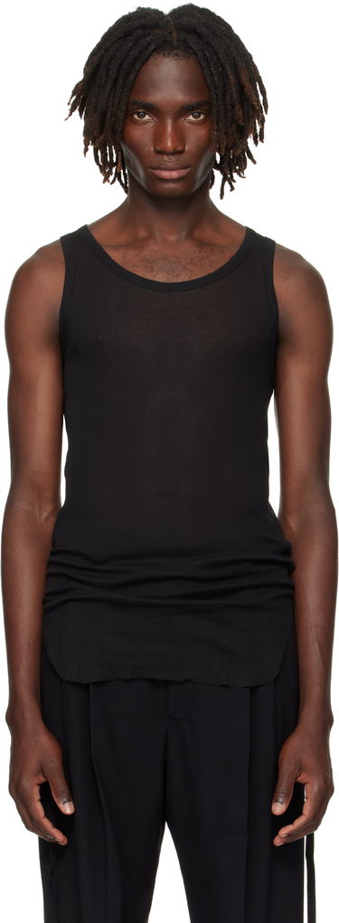 Потник Ann Demeulemeester Ann Demeulemeester Boris Ruched Tank Top Черно | B0011785-FA434-099, 0