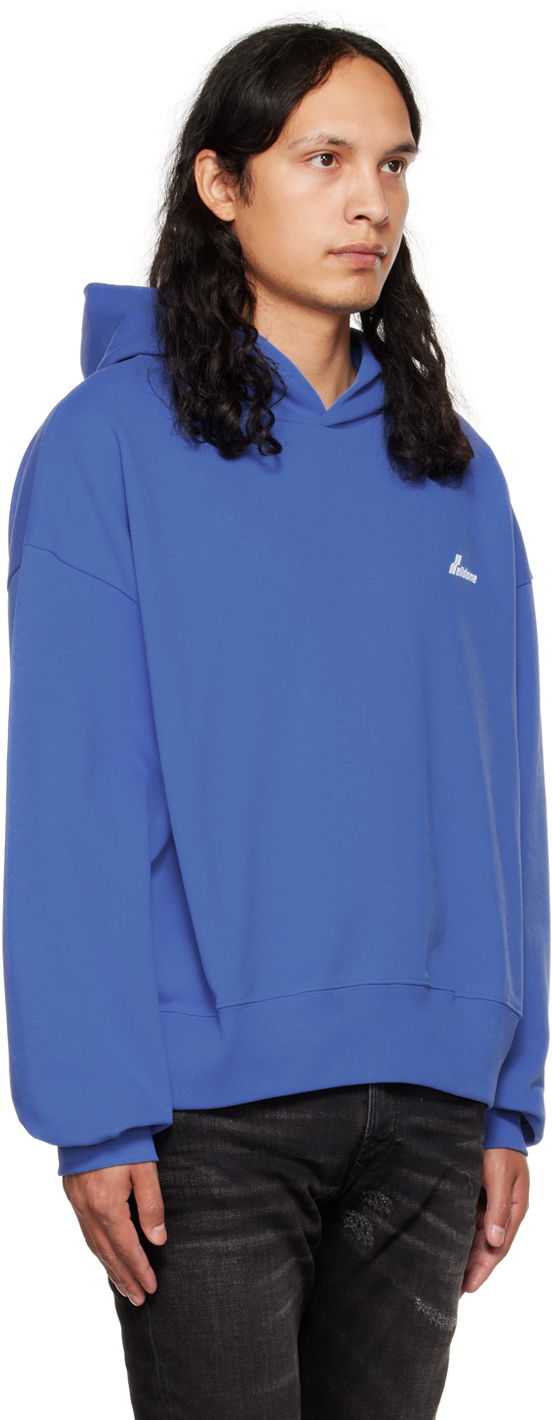 Суитчър We11done We11done Lettering Symbol Hoodie Синьо | WD-TH3-22-840-U-BL, 1