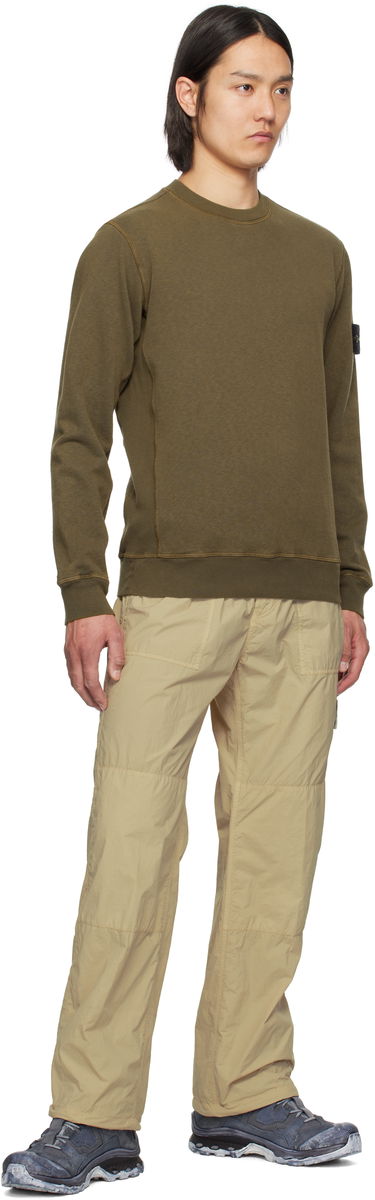 Пуловер Stone Island Stone Island Fleece Sweatshirt Зелено | K1S15 6100020 S0060, 4
