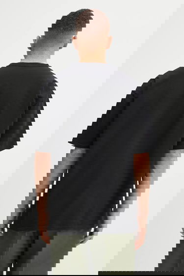 Тениска WACKO MARIA Oversized T-Shirt Черно | 25FW.WMT.WT03, 2