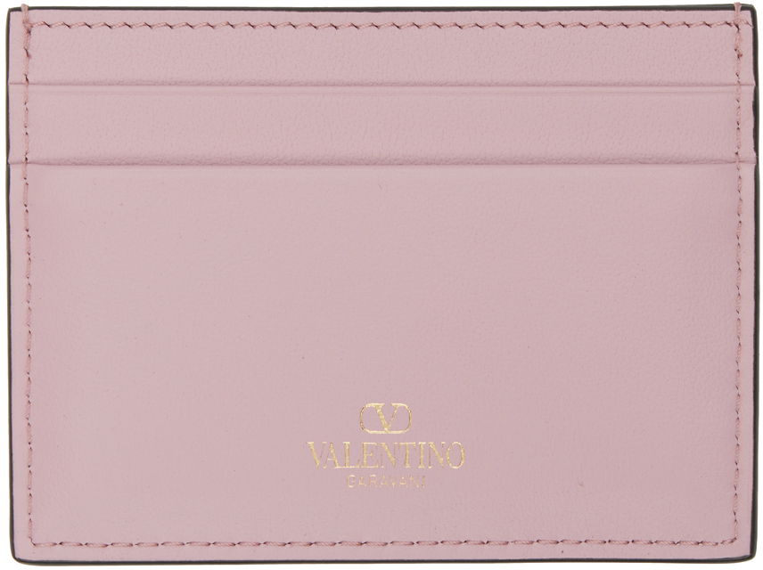 Портфейл Valentino Garavani Rockstud Card Holder Розово | 3W2P0486BOL, 1