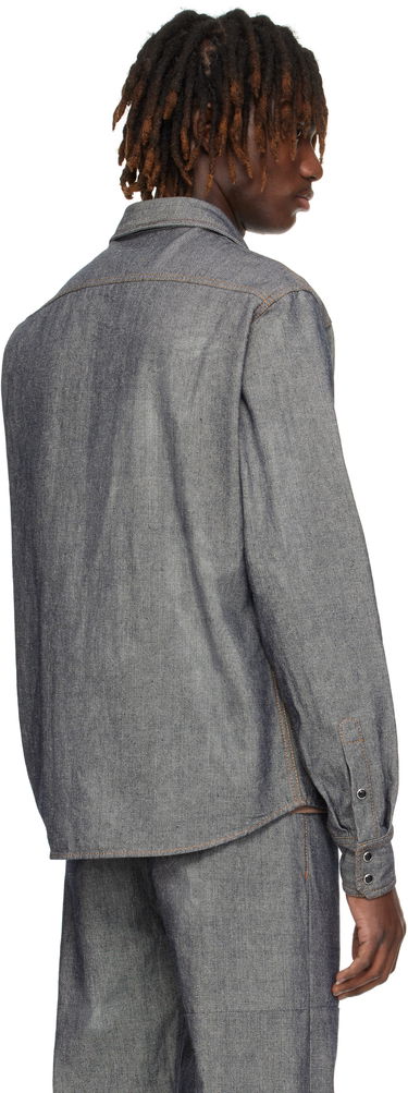 Риза Maison Margiela MM6 Maison Margiela Rinsed Denim Shirt Синьо | SH0DT0023 M30015, 2