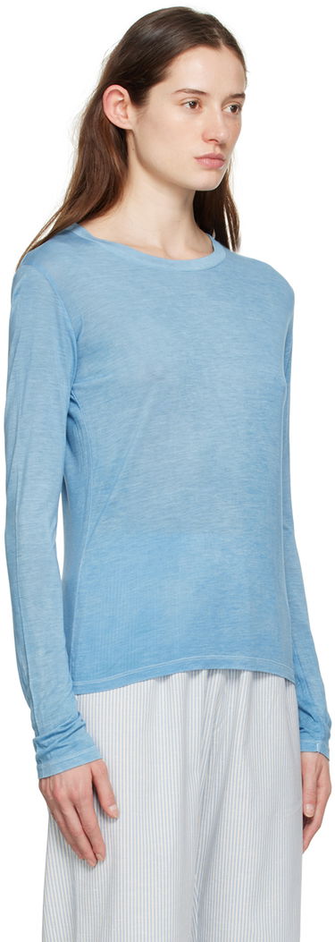 Тениска Baserange Baserange Crewneck Long Sleeve T-Shirt Синьо | TOLS-BLV-SP23, 1