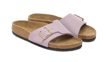 Кецове и обувки Birkenstock Catalina BS Birko-Flor Regular Fit Slide Sandal Лилаво | 1030211, 3