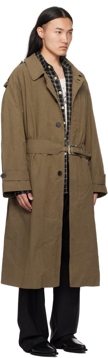 Тренчкот Enfants Riches Déprimés Enfants Riches Déprimés Museum Sunday Trench Coat Зелено | 030-537, 1