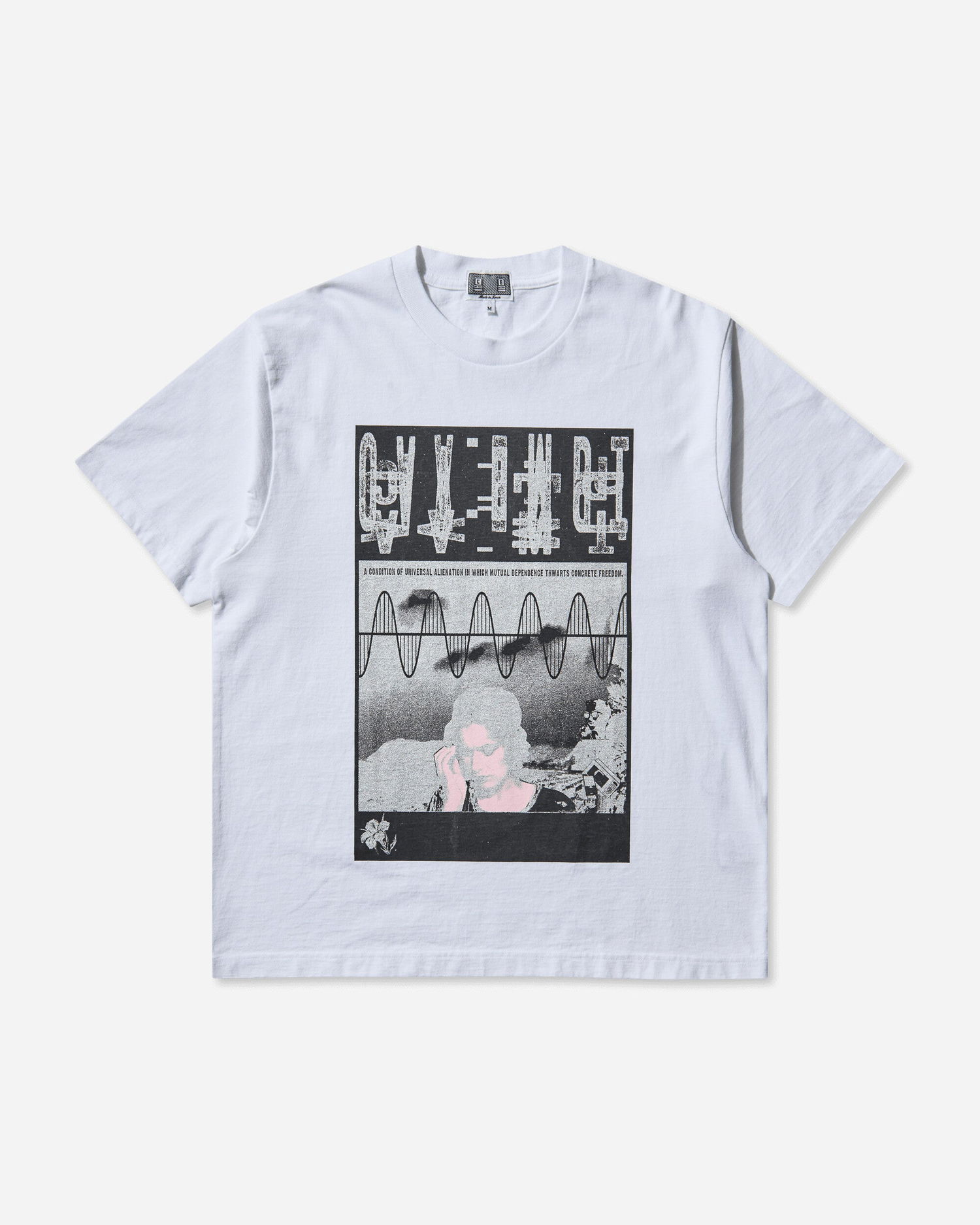 Тениска Cav Empt Universal Alienation T-Shirt Бяло | CES28T01 WHITE, 1