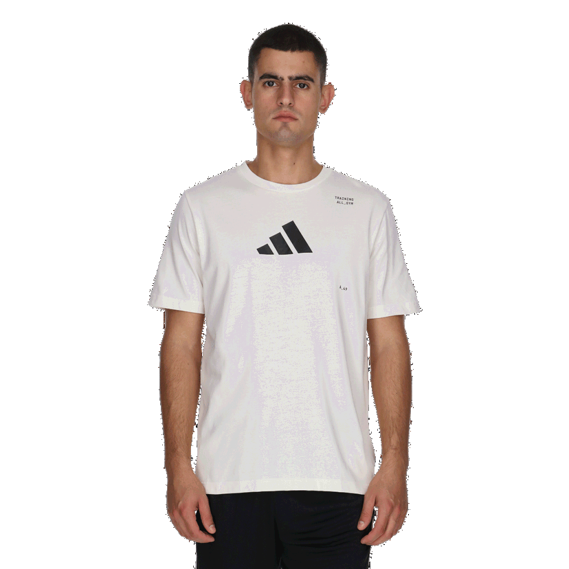 Тениска adidas Originals T-Shirt All Gym Training Бяло | IS2363