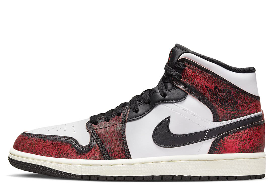 Кецове и обувки Jordan Air Jordan 1 Mid SE "Wear-Away" Червено | DV9565-006, 1