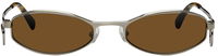 Marine Serre Vuarnet Edition Swirl-Frame Oval Sunglasses