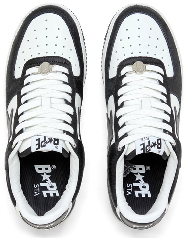 Кецове и обувки BAPE Sta M1 Fur "Black White" Черно | 0ZXSHM191050L, 5