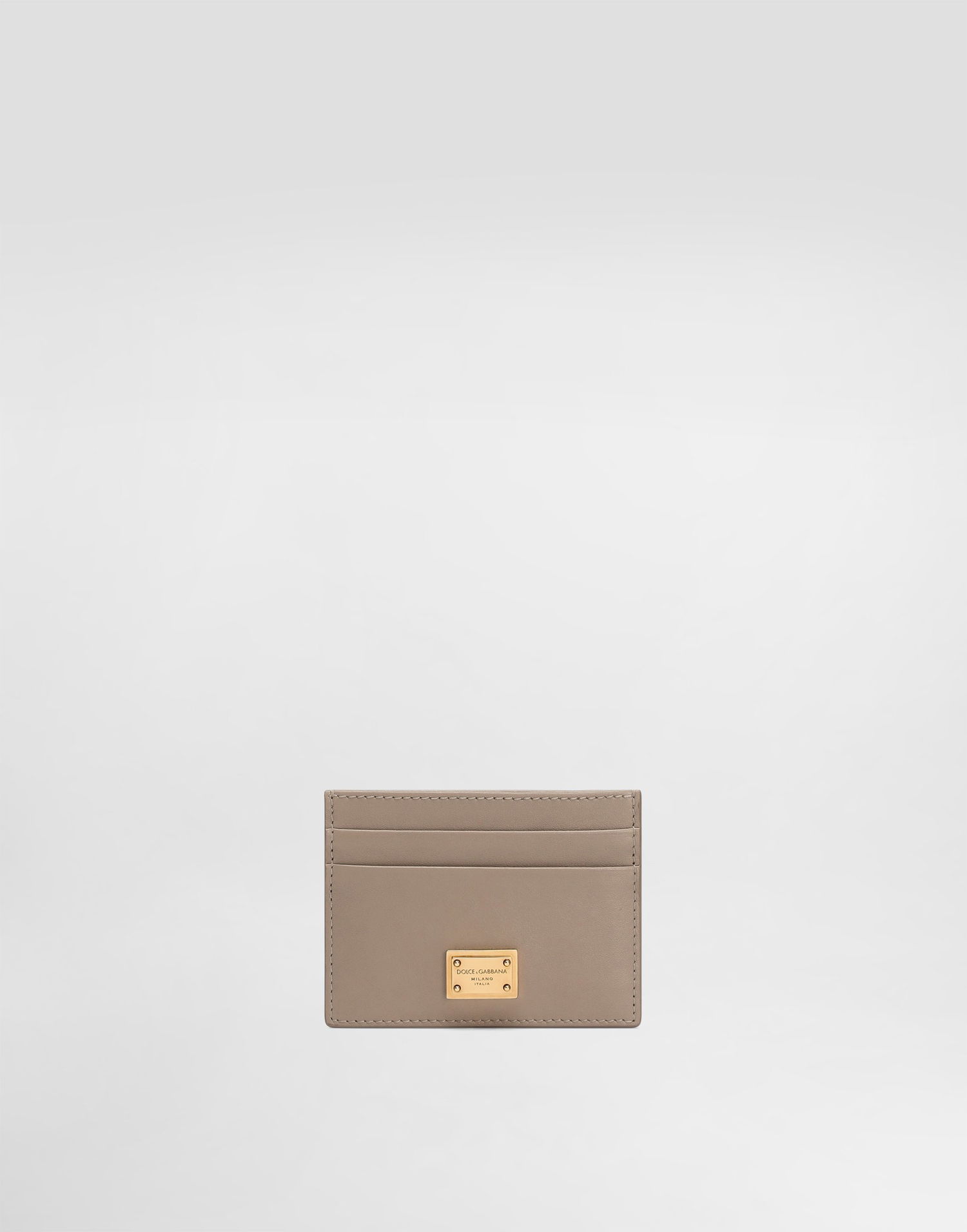 Портфейл Dolce & Gabbana Dolce & Gabbana Plongé Calfskin Card Holder Бежово | BI0330A9S258I399, 0