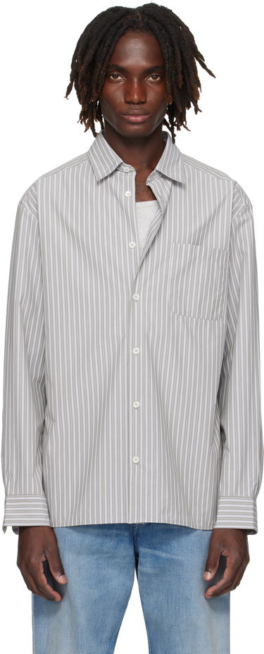 Риза A.P.C. A.P.C. Malo Striped Shirt Сиво | COHJJ-H12532, 0