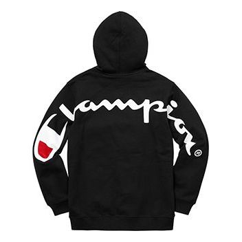 Суитчър Supreme Supreme x Champion Hoodie Черно | SUP-SS18-526, 0