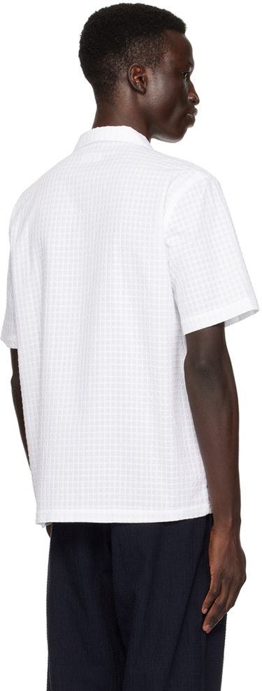 Риза Universal Works Universal Works Road Short Sleeve Shirt Бяло | 30650, 2