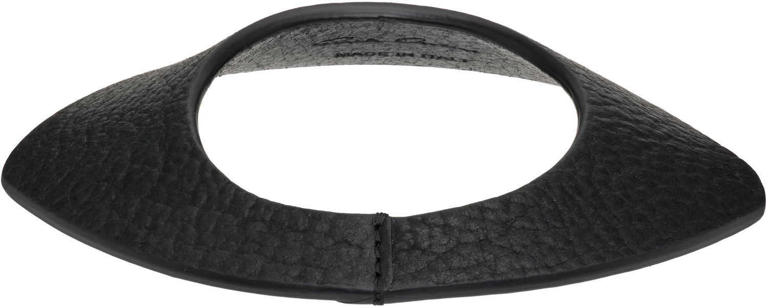 Колие Rick Owens Rick Owens Concordians Anthem Textured Leather Collar Necklace Черно | RA02E0707 LBT, 1