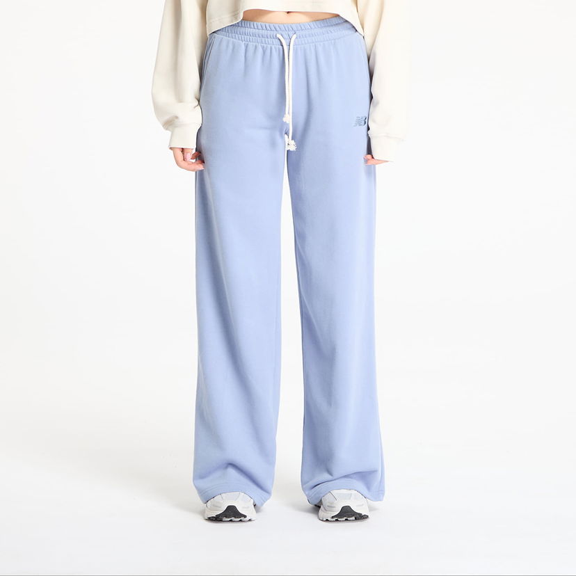 Спортни панталони New Balance Coastal Fleece Pant Синьо | WP51503DUS