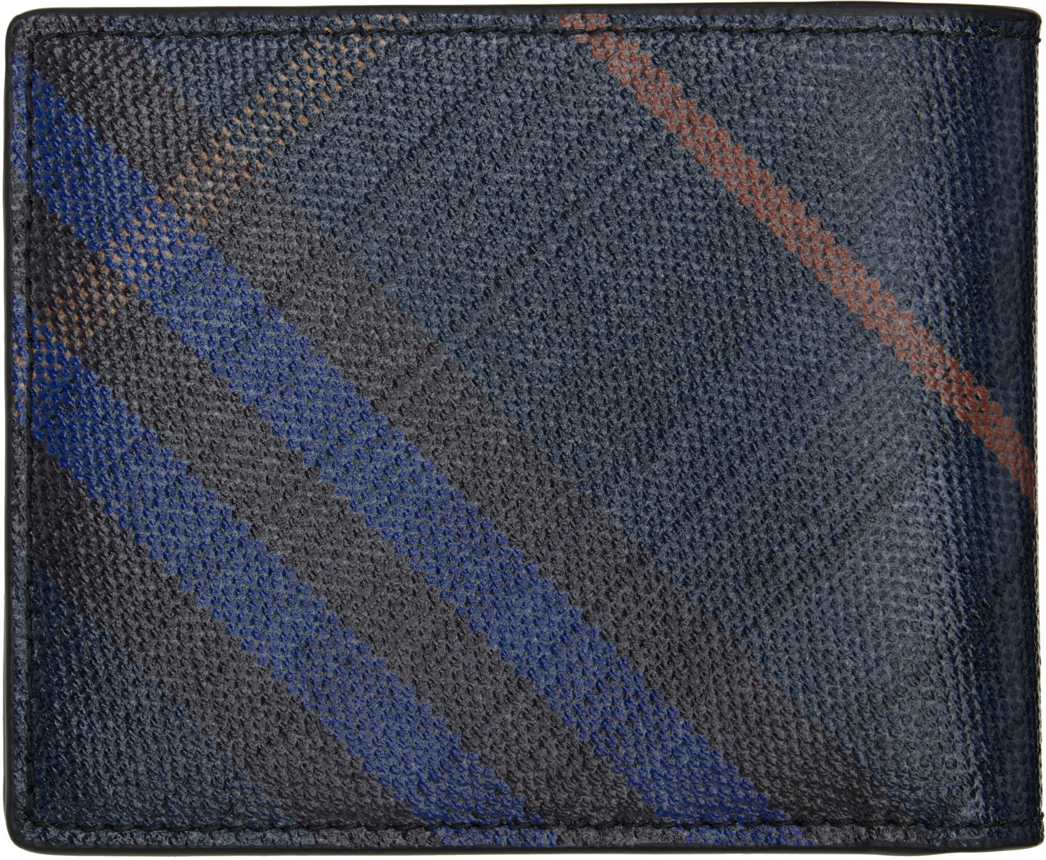 Портфейл Burberry Burberry Check Bifold Wallet Тъмно синьо | 8112353, 1