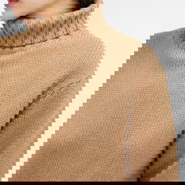 Пуловер Helmut Lang Helmut Lang Funnel Neck Knit Sweater Кафяво | N10HW705-E05, 5