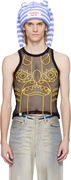 Charles Jeffrey LOVERBOY Graphic Net Tank Top