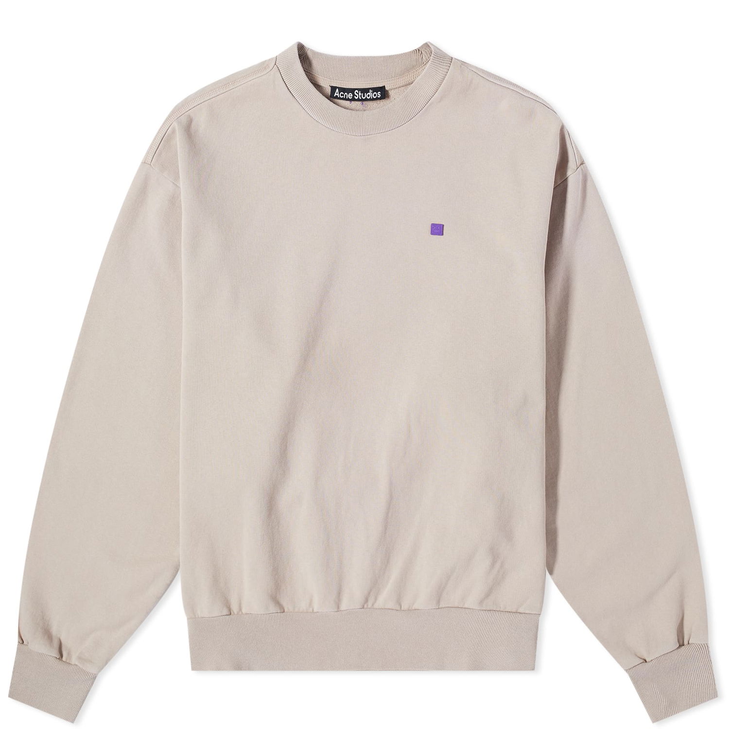 Суитчър Acne Studios Fiah Fade Face Crew Sweat Dusty Beige Бежово | CI0112-CJC, 0