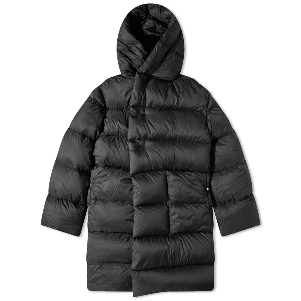 Пухо яке Rick Owens Hooded Liner Long Down Jacket Черно | RU02B2998-NZD3-09, 0