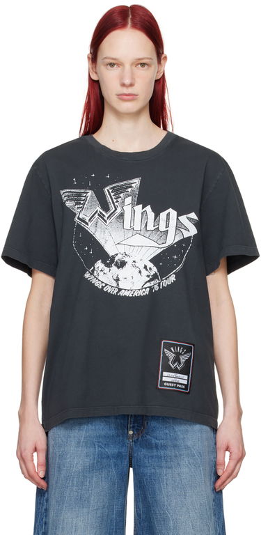 Тениска Stella McCartney 'Wings' Graphic T-Shirt Сиво | 6J01583SPY91, 0
