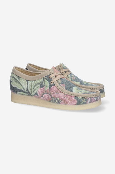 Кецове и обувки Clarks Wallabee Low Top Sneakers Бежово | 26169734, 1
