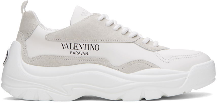 Облекло Valentino Valentino Garavani White Gumboy Calfskin Sneakers Бяло | 4Y2S0B17VRN, 0