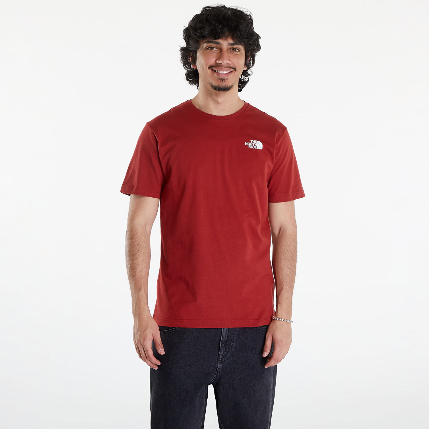 Тениска The North Face T-Shirt S/S Redbox Tee Iron Red Червено | NF0A87NPPOJ1, 0