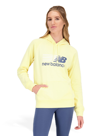 Суитчър New Balance Hoodie Жълто | WT23800MZ